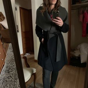 Michael kors shawl collar coat